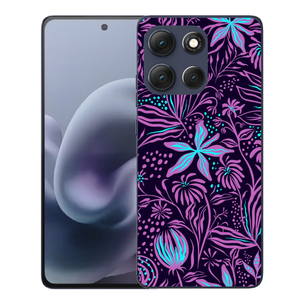 Gélový obal mmCase pre Motorola Moto G86 5G – kvety 2