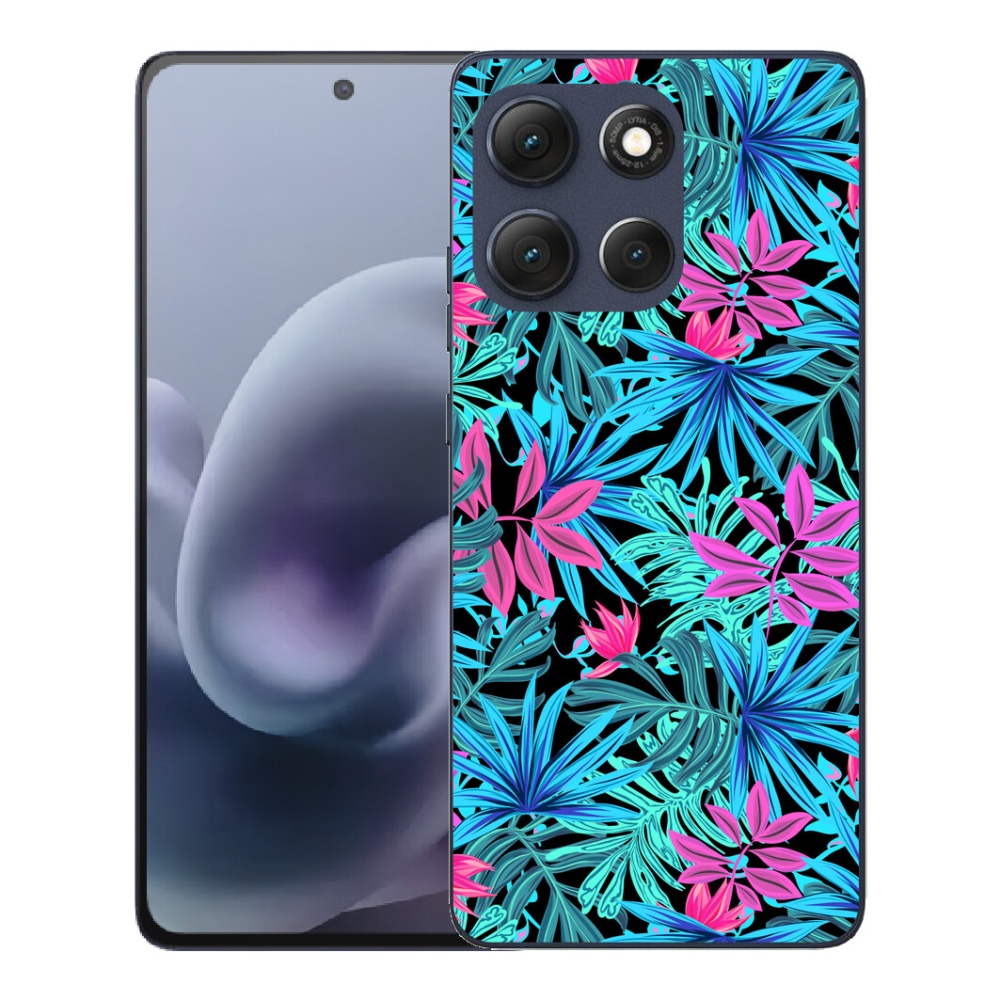 Gélový obal mmCase pre Motorola Moto G86 5G – kvety 3
