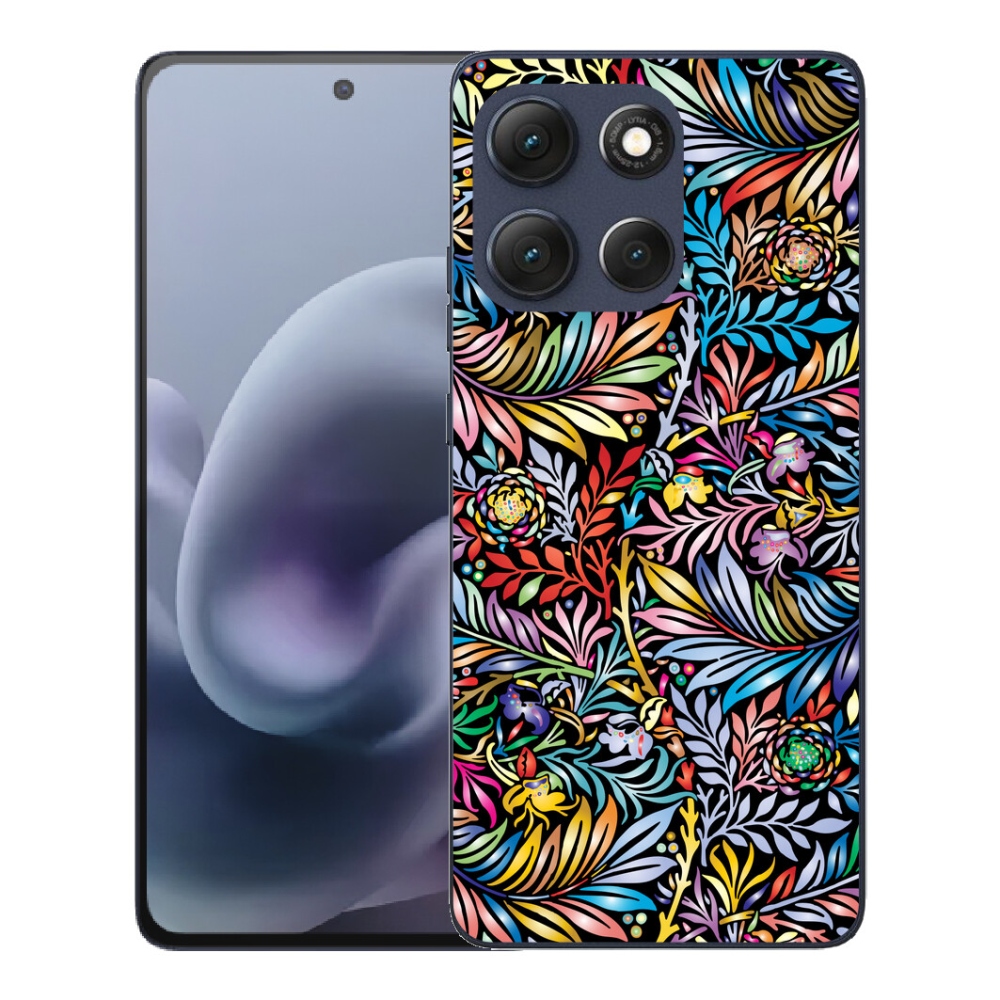 Gélový obal mmCase pre Motorola Moto G86 5G – kvety 5