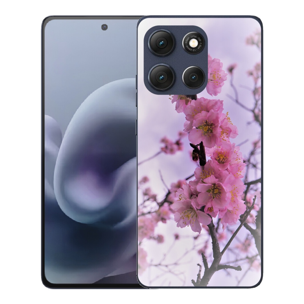 Gélový obal mmCase pre Motorola Moto G86 5G – kvety 7
