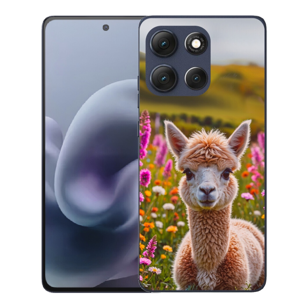 Gélový obal mmCase pre Motorola Moto G86 5G – lama na lúke