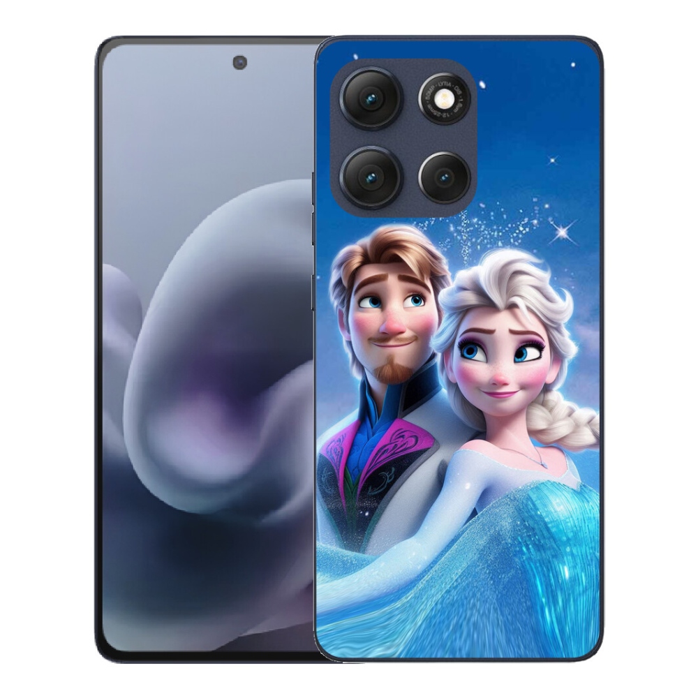 Gélový obal mmCase pre Motorola Moto G86 5G – Ľadové kráľovstvo 1