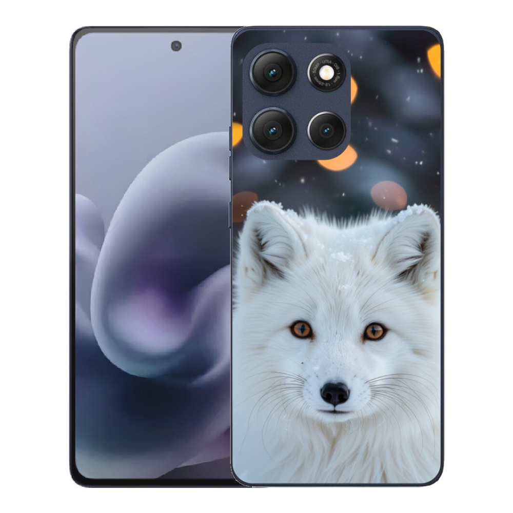 Gélový obal mmCase pre Motorola Moto G86 5G – polárna líška