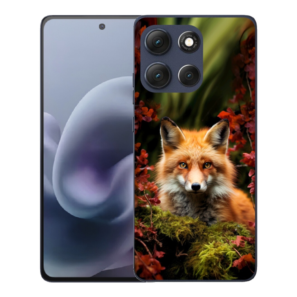 Gélový obal mmCase pre Motorola Moto G86 5G – líška v lese
