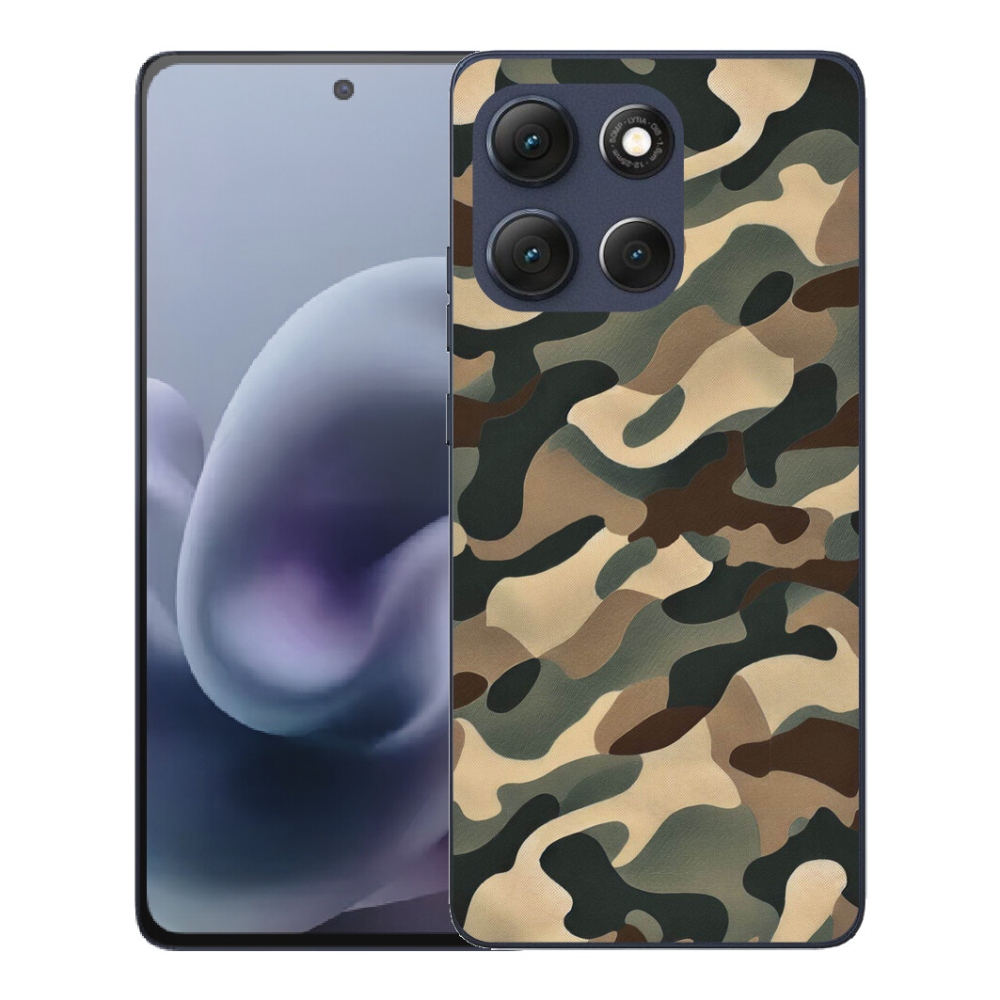Gélový obal mmCase pre Motorola Moto G86 5G – maskovací vzor 11