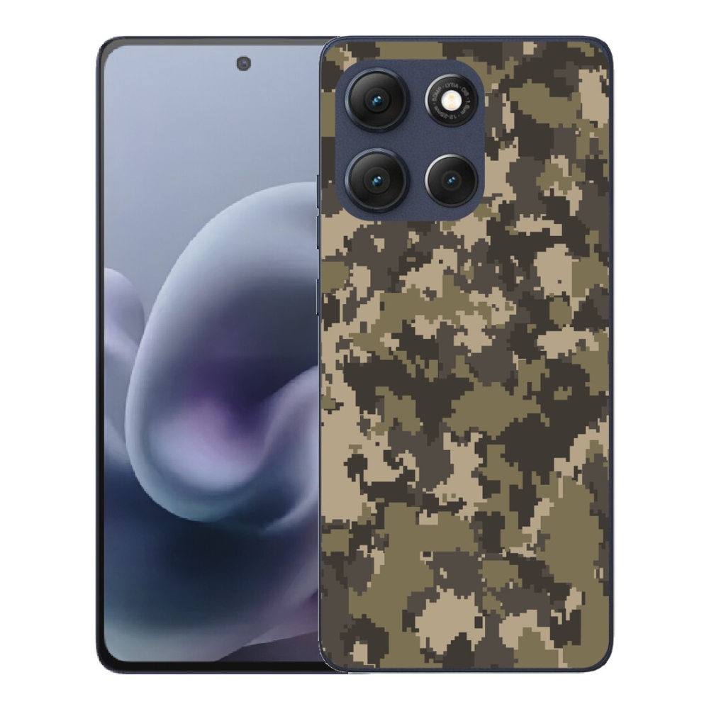 Gélový obal mmCase pre Motorola Moto G86 5G – maskovací vzor 12