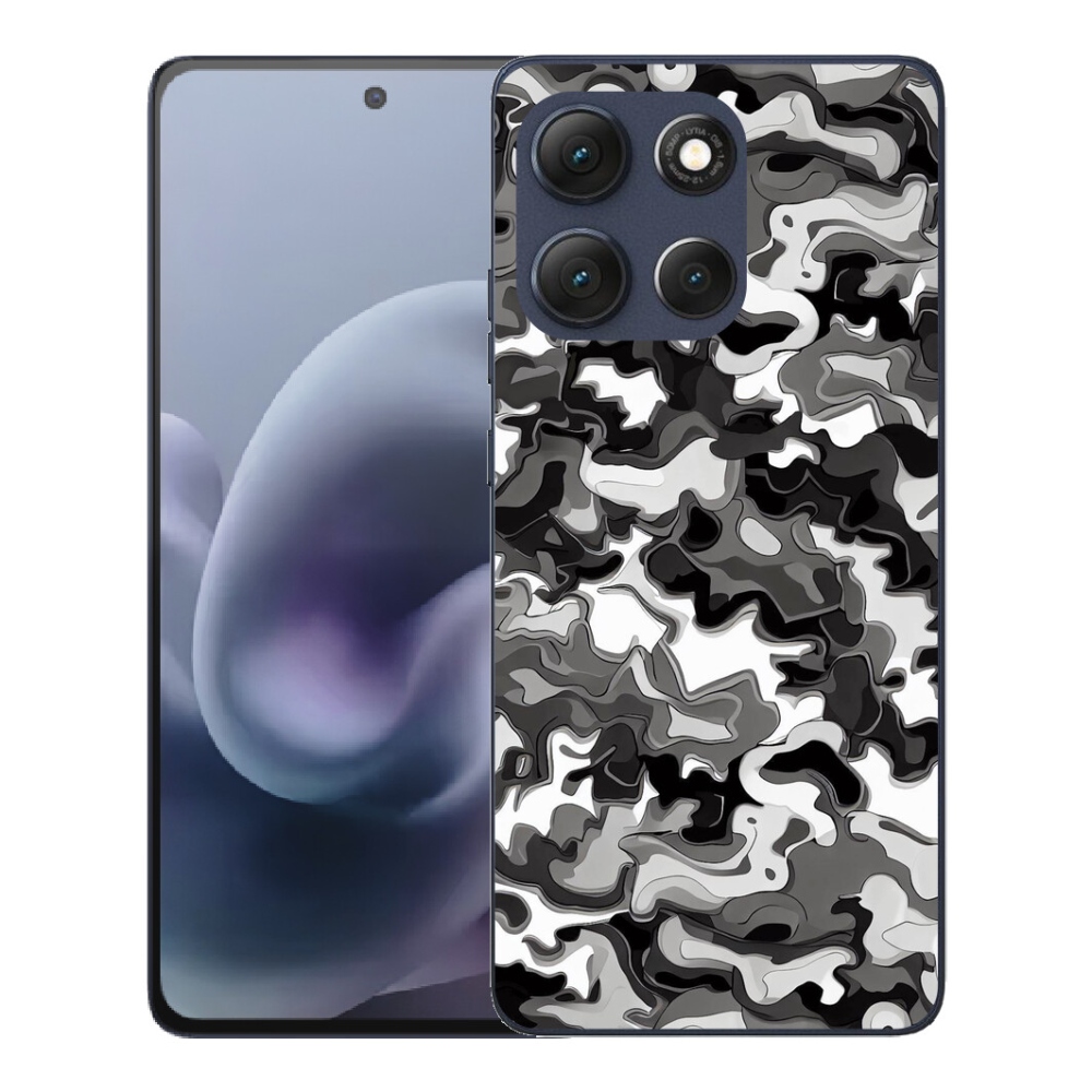 Gélový obal mmCase pre Motorola Moto G86 5G – maskovací vzor 3
