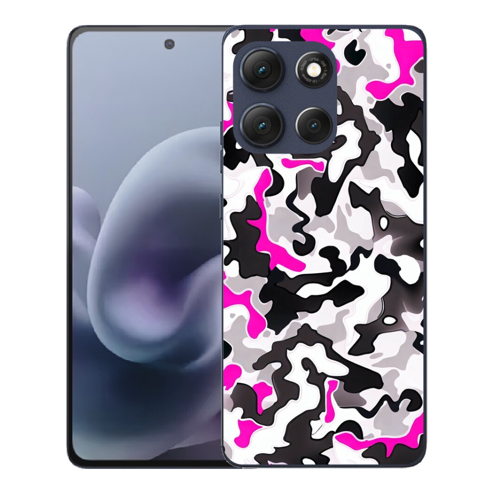 Gélový obal mmCase pre Motorola Moto G86 5G – maskovací vzor 5