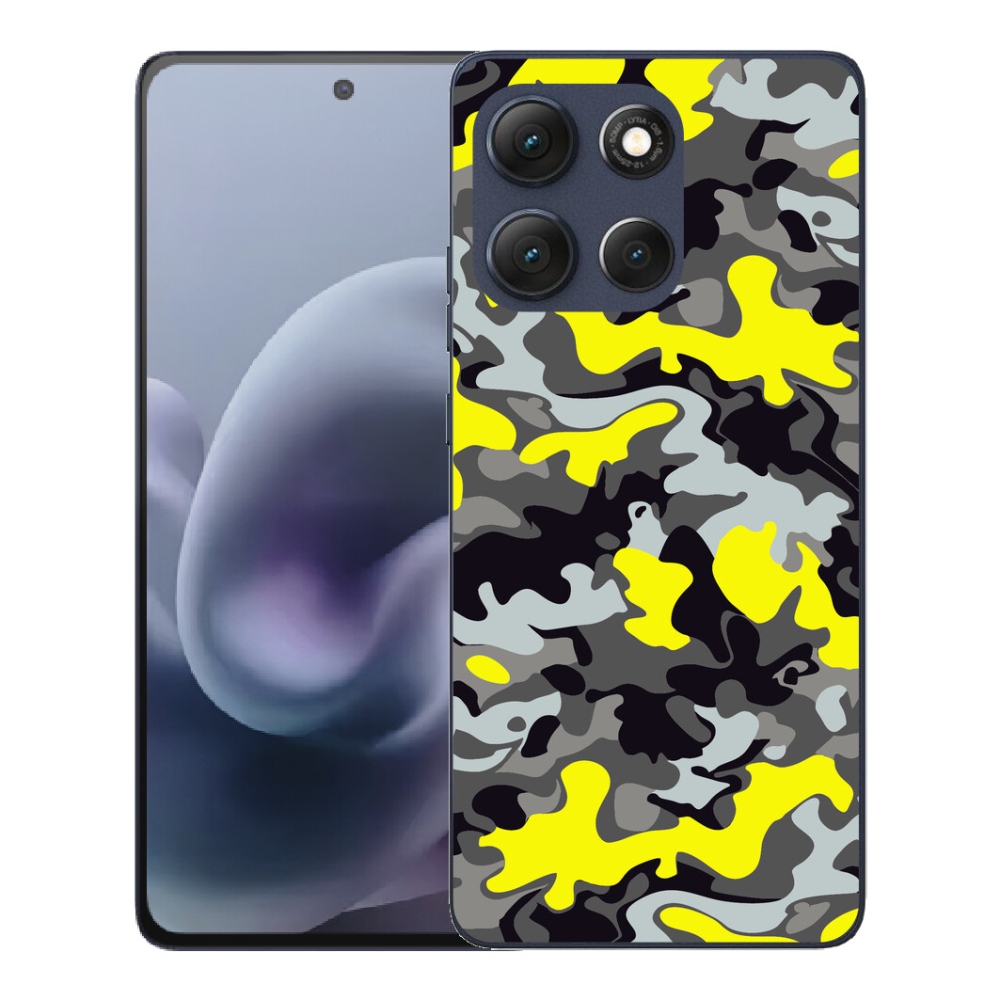 Gélový obal mmCase pre Motorola Moto G86 5G – maskovací vzor 6