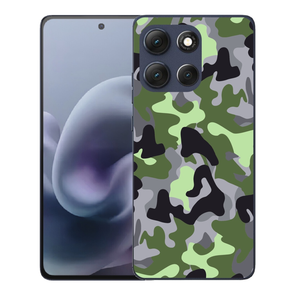 Gélový obal mmCase pre Motorola Moto G86 5G – maskovací vzor 7