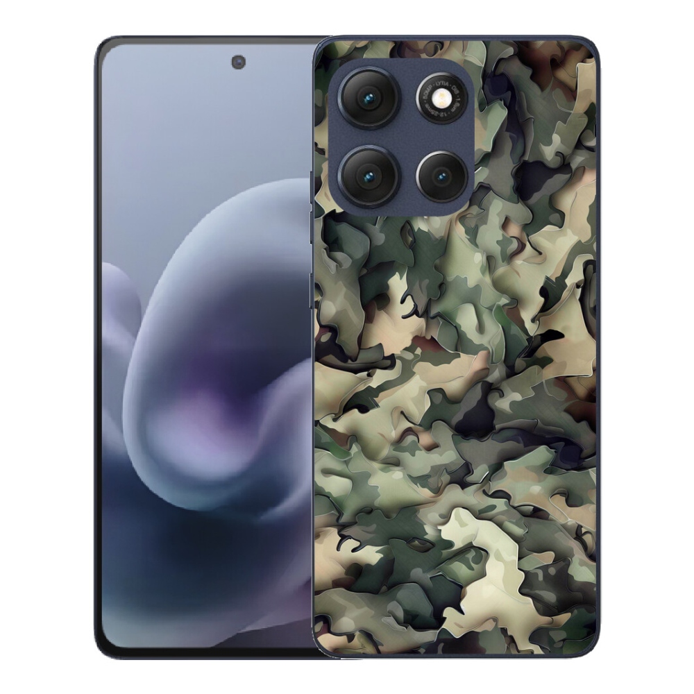 Gélový obal mmCase pre Motorola Moto G86 5G – maskovací vzor 9