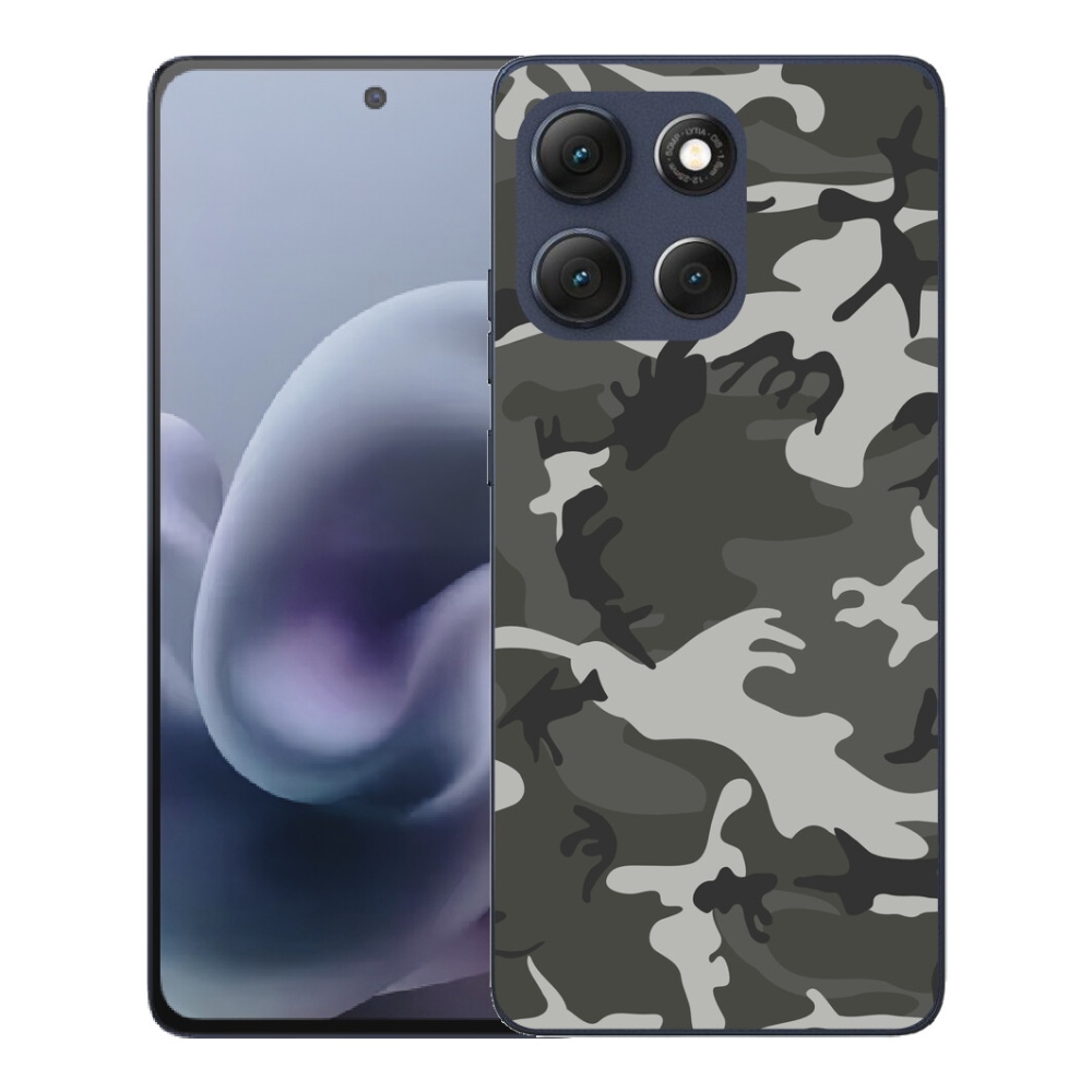 Gélový obal mmCase pre Motorola Moto G86 5G – maskovací vzor