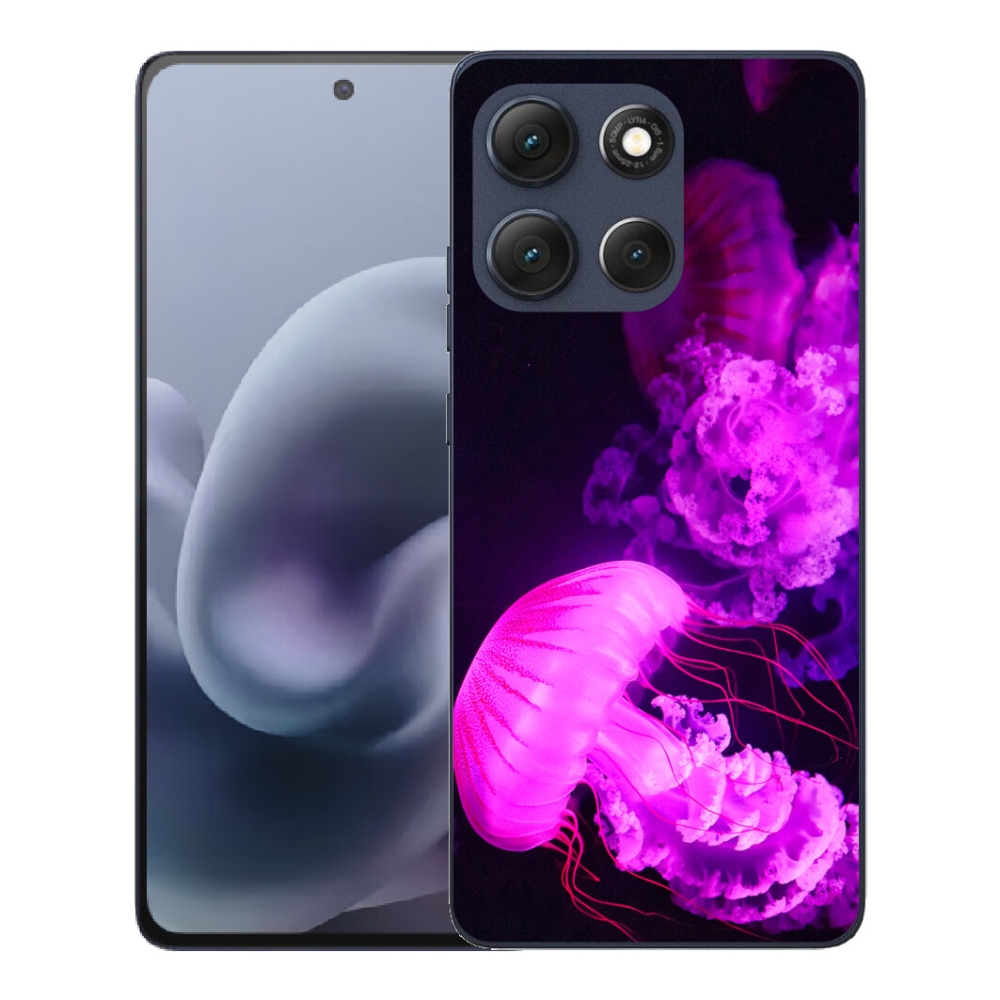 Gélový obal mmCase pre Motorola Moto G86 5G – medúza 1