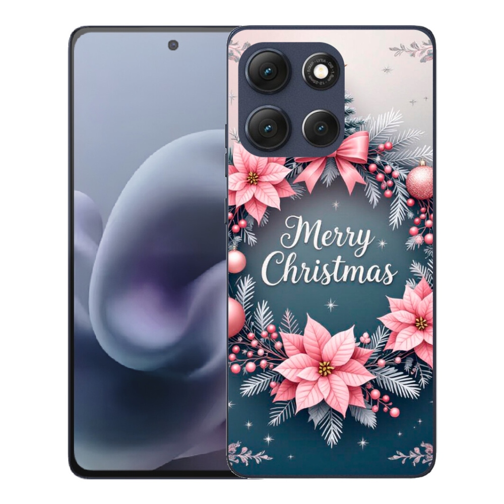 Gélový obal mmCase pre Motorola Moto G86 5G – veselé Vianoce