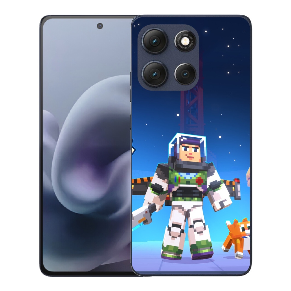 Gélový obal mmCase pre Motorola Moto G86 5G – Minecraft 2