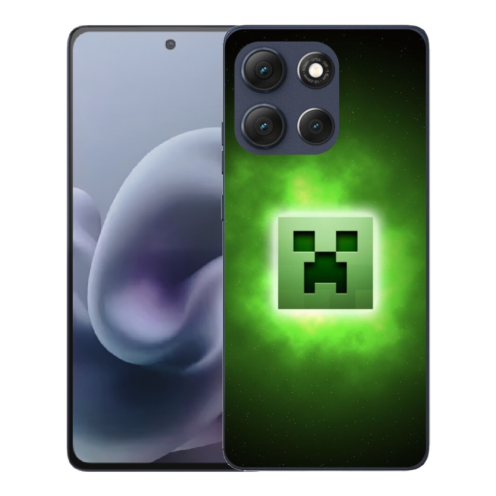 Gélový obal mmCase pre Motorola Moto G86 5G – Minecraft