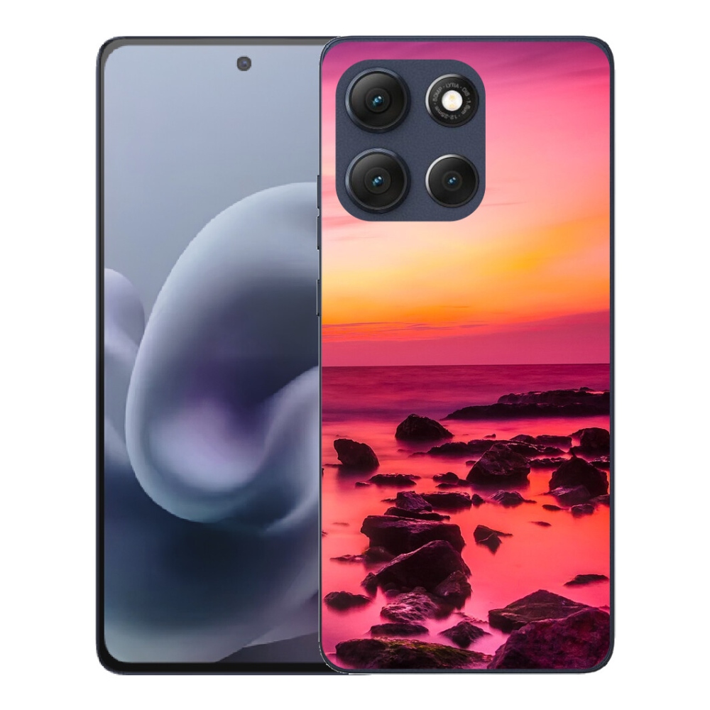 Gélový obal mmCase pre Motorola Moto G86 5G – more a žiara
