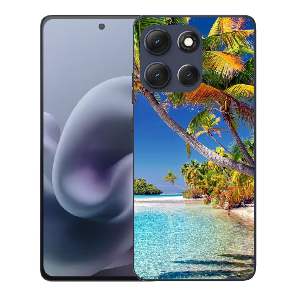 Gélový obal mmCase pre Motorola Moto G86 5G – morská pláž
