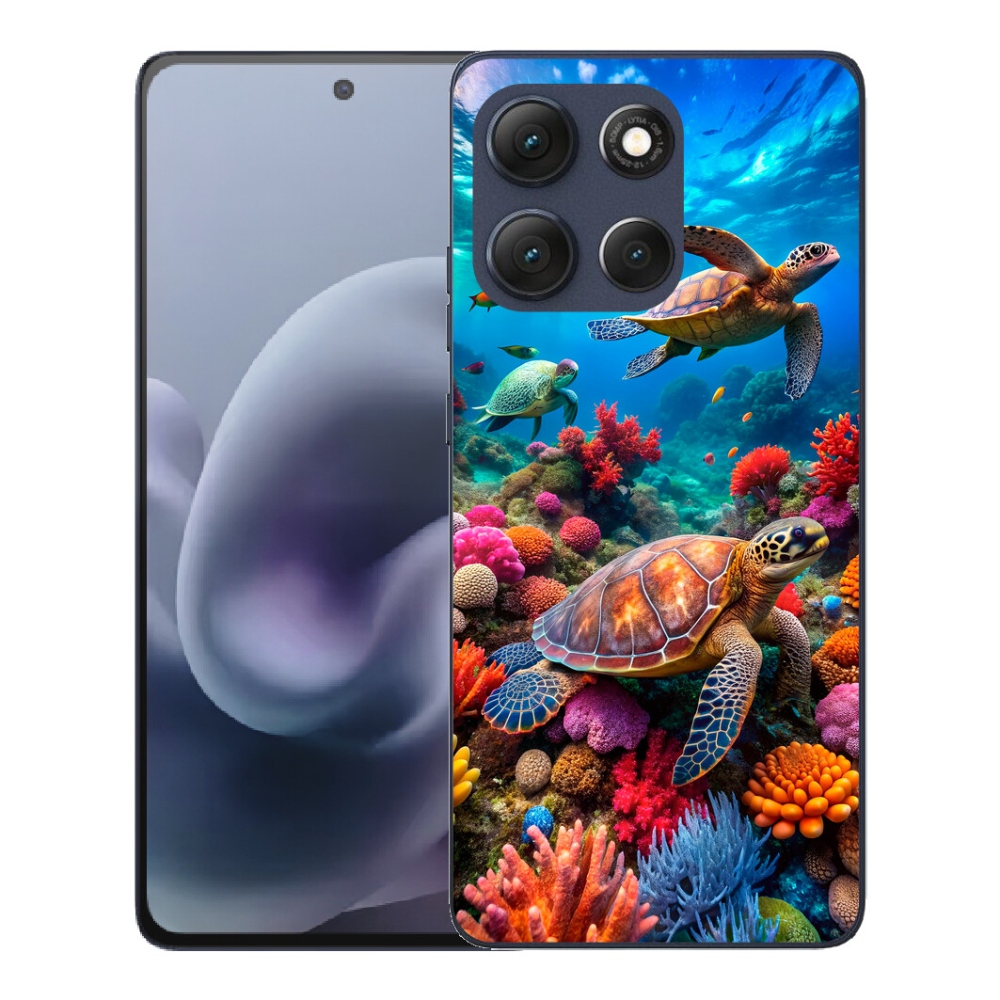Gélový obal mmCase pre Motorola Moto G86 5G – Morský svet 2
