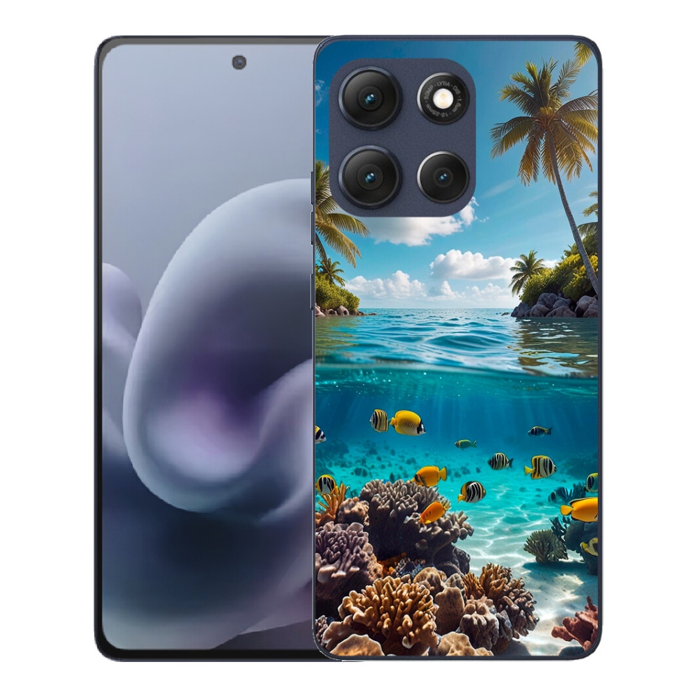 Gélový obal mmCase pre Motorola Moto G86 5G – Morský svet 4