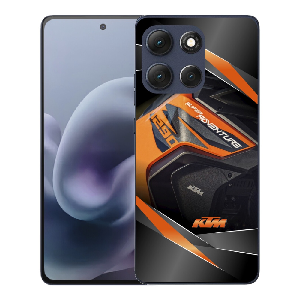 Gélový obal mmCase pre Motorola Moto G86 5G – motocykel KTM