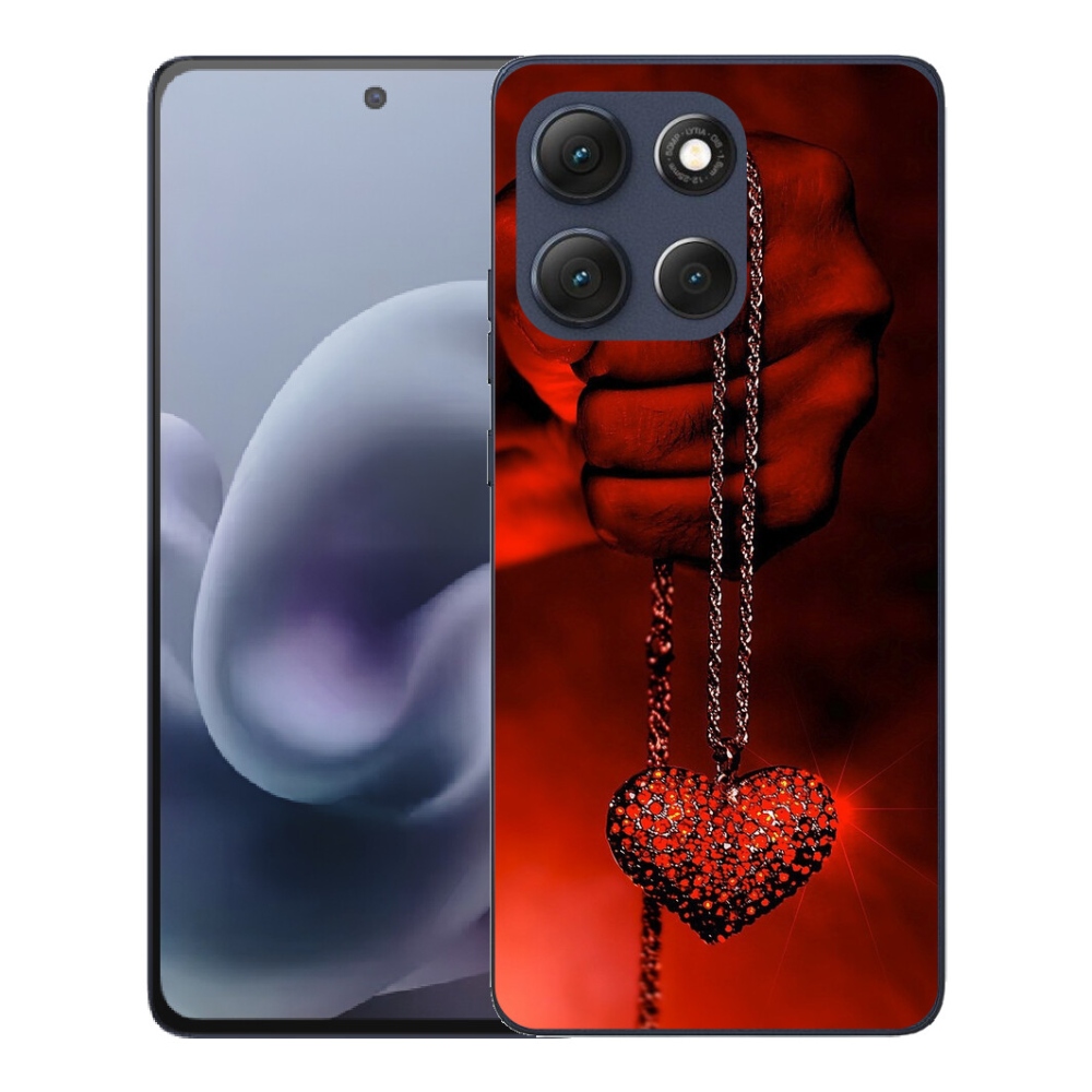 Gélový obal mmCase pre Motorola Moto G86 5G – náhrdelník