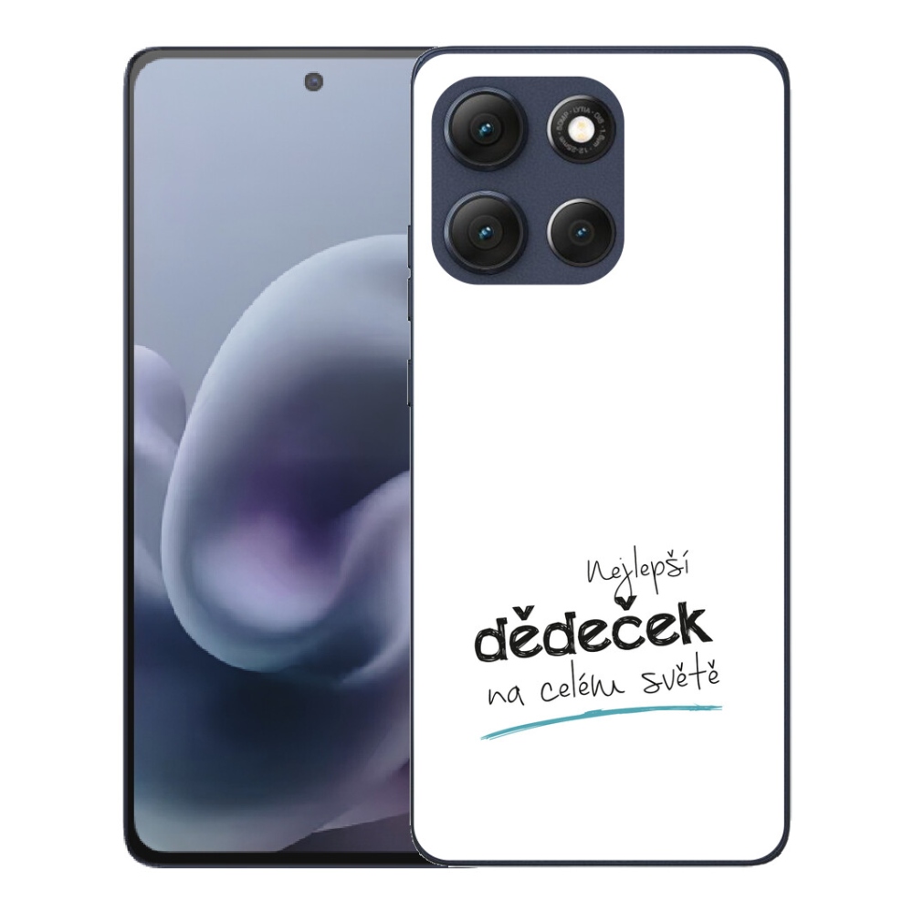 Gélový obal mmCase pre Motorola Moto G86 5G – najlepší dedko 3, biele pozadie