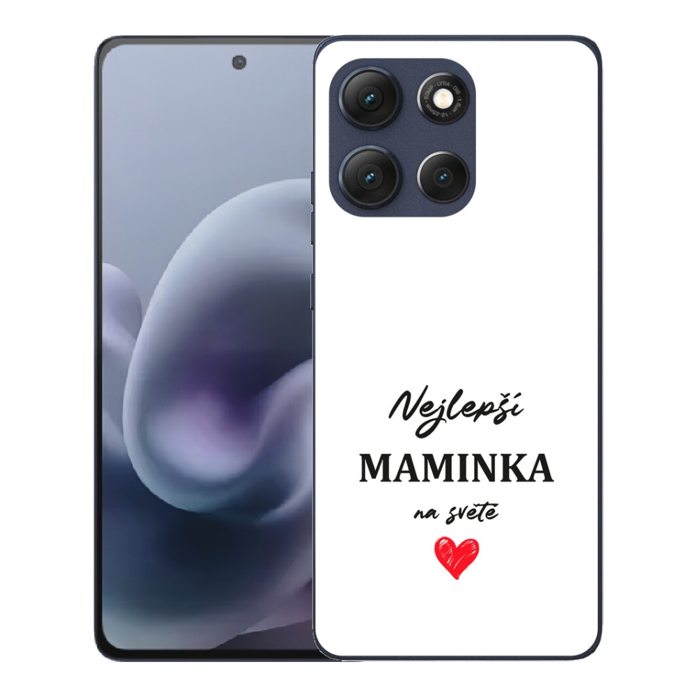 Gélový obal mmCase pre Motorola Moto G86 5G – najlepšia mama 1, biele pozadie
