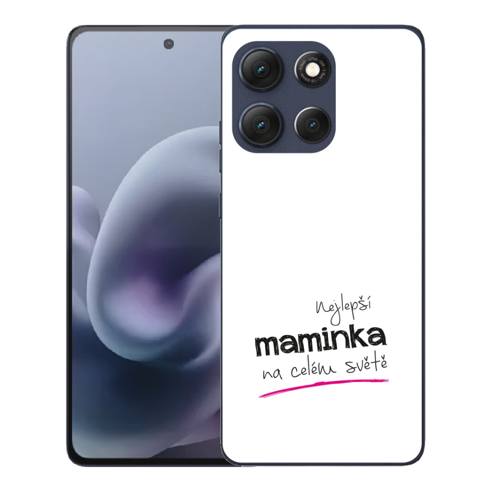 Gélový obal mmCase pre Motorola Moto G86 5G – najlepšia mama 4, biele pozadie