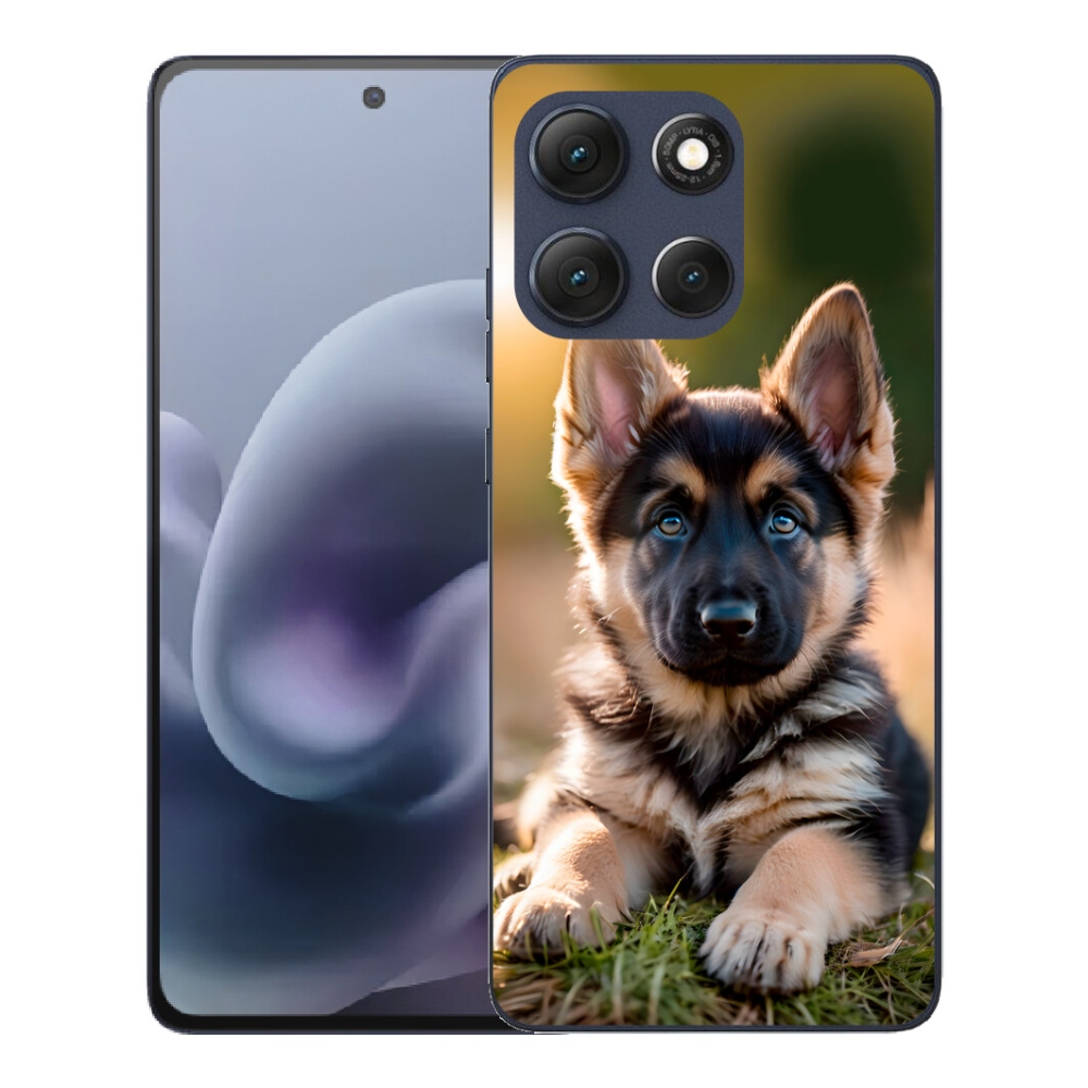Gélový obal mmCase pre Motorola Moto G86 5G – nemecký ovčiak v prírode