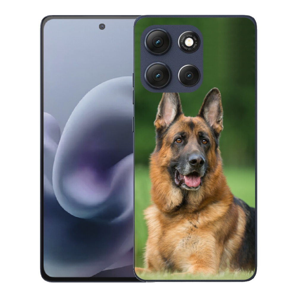 Gélový obal mmCase pre Motorola Moto G86 5G – nemecký ovčiak