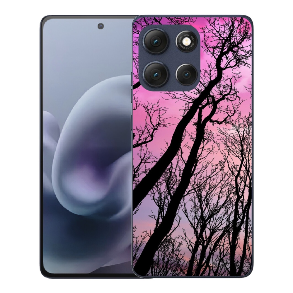 Gélový obal mmCase pre Motorola Moto G86 5G – popadané stromy