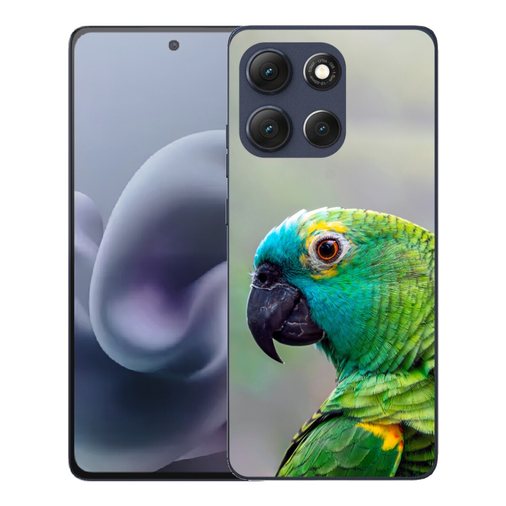 Gélový obal mmCase pre Motorola Moto G86 5G – papagáj amazonský