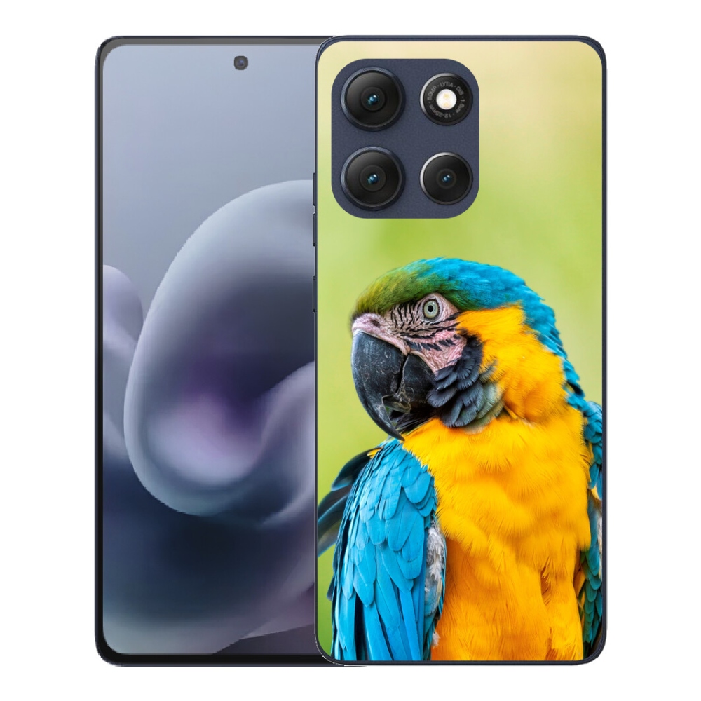 Gélový obal mmCase pre Motorola Moto G86 5G – papagáj ara 2