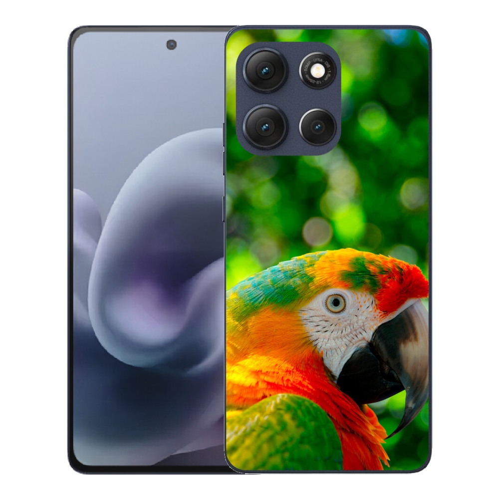 Gélový obal mmCase pre Motorola Moto G86 5G – papagáj ara 3