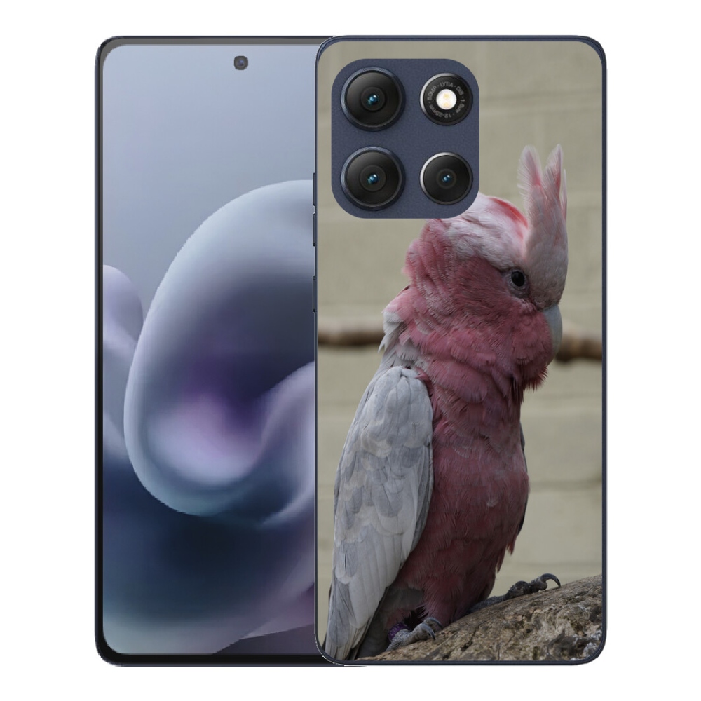 Gélový obal mmCase pre Motorola Moto G86 5G – ružový kakadu