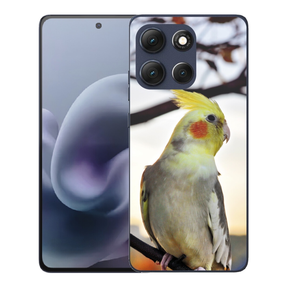 Gélový obal mmCase pre Motorola Moto G86 5G – papagáj korela