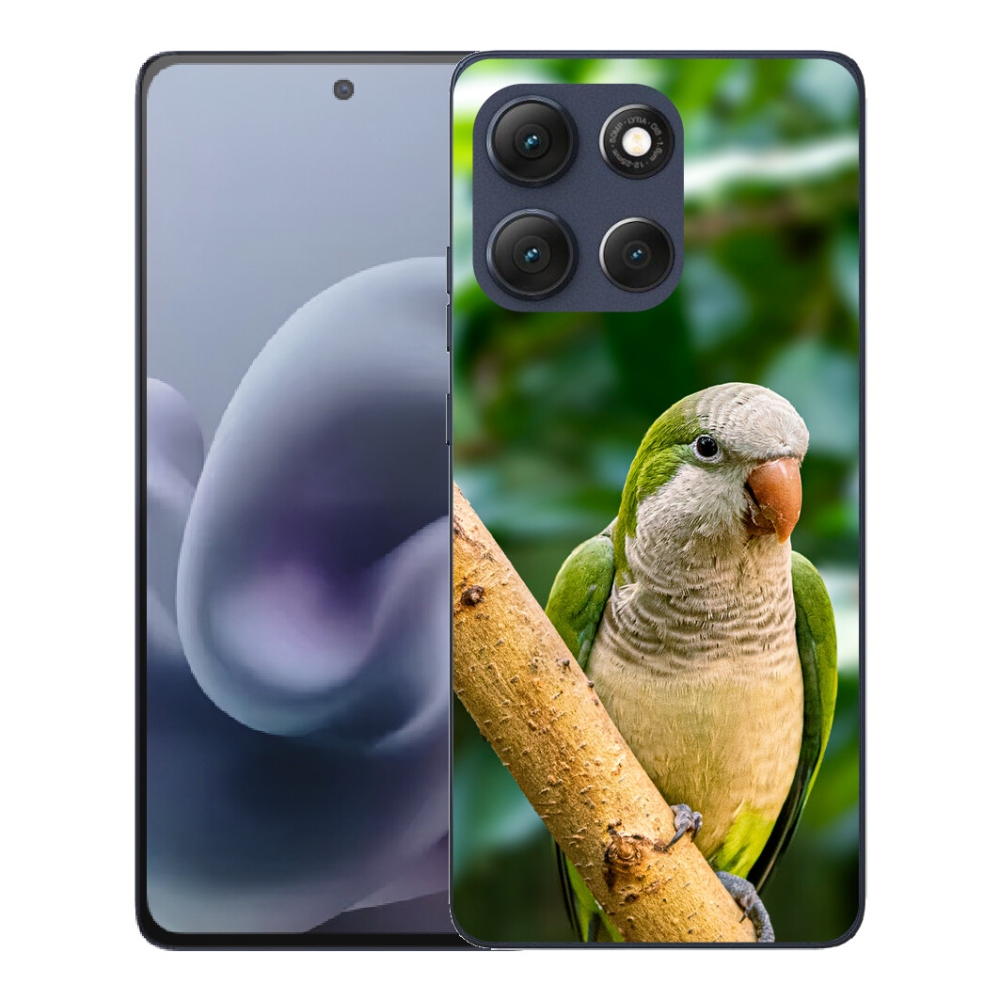 Gélový obal mmCase pre Motorola Moto G86 5G – papagáj mníšek