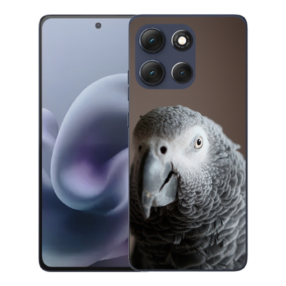 Gélový obal mmCase pre Motorola Moto G86 5G – papagáj žako 2