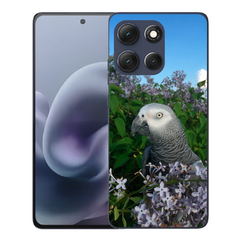 Gélový obal mmCase pre Motorola Moto G86 5G – papagáj žako