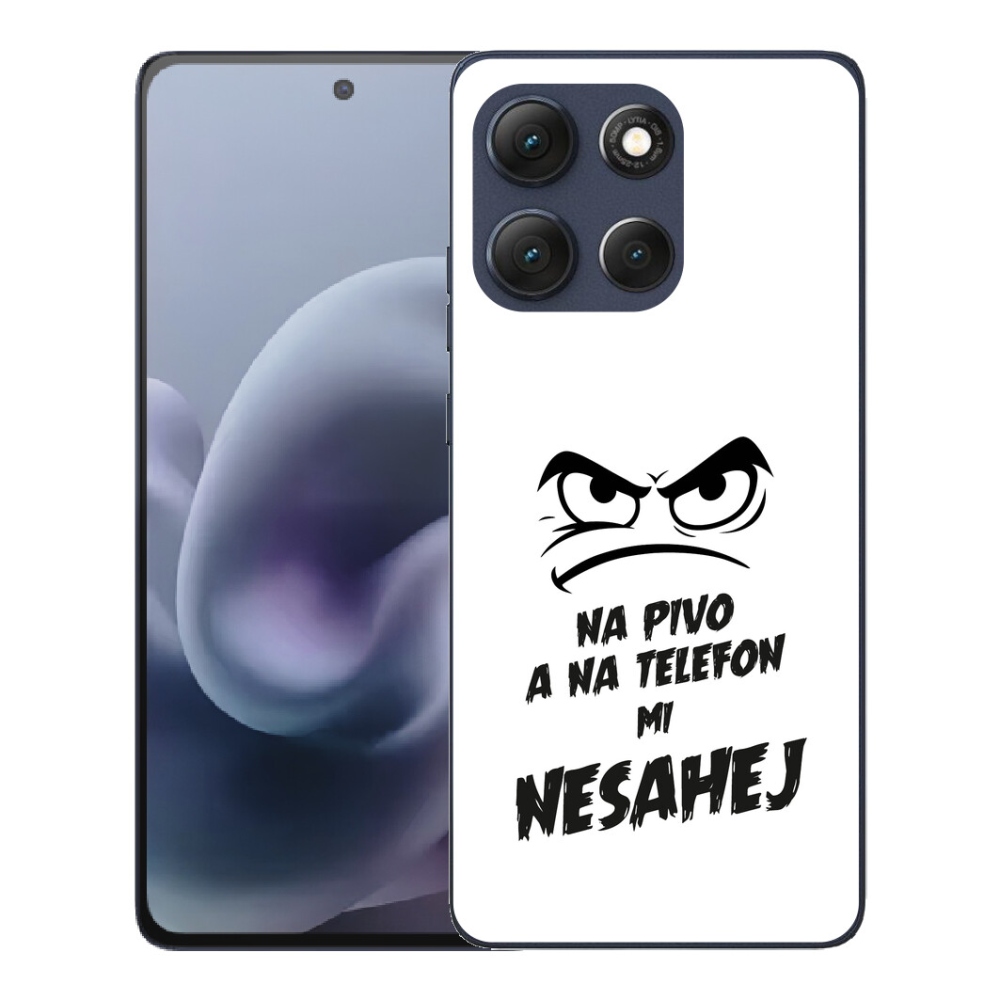Gélový obal mmCase pre Motorola Moto G86 5G – motív piva 2, biele pozadie
