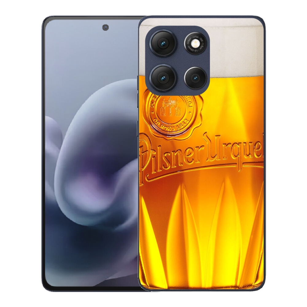 Gélový obal mmCase pre Motorola Moto G86 5G – pivo