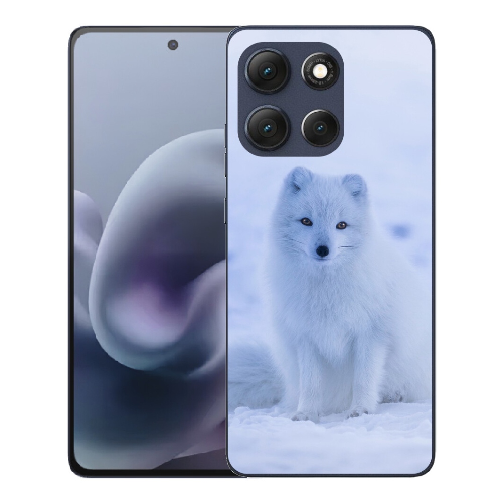 Gélový obal mmCase pre Motorola Moto G86 5G – polárna líška