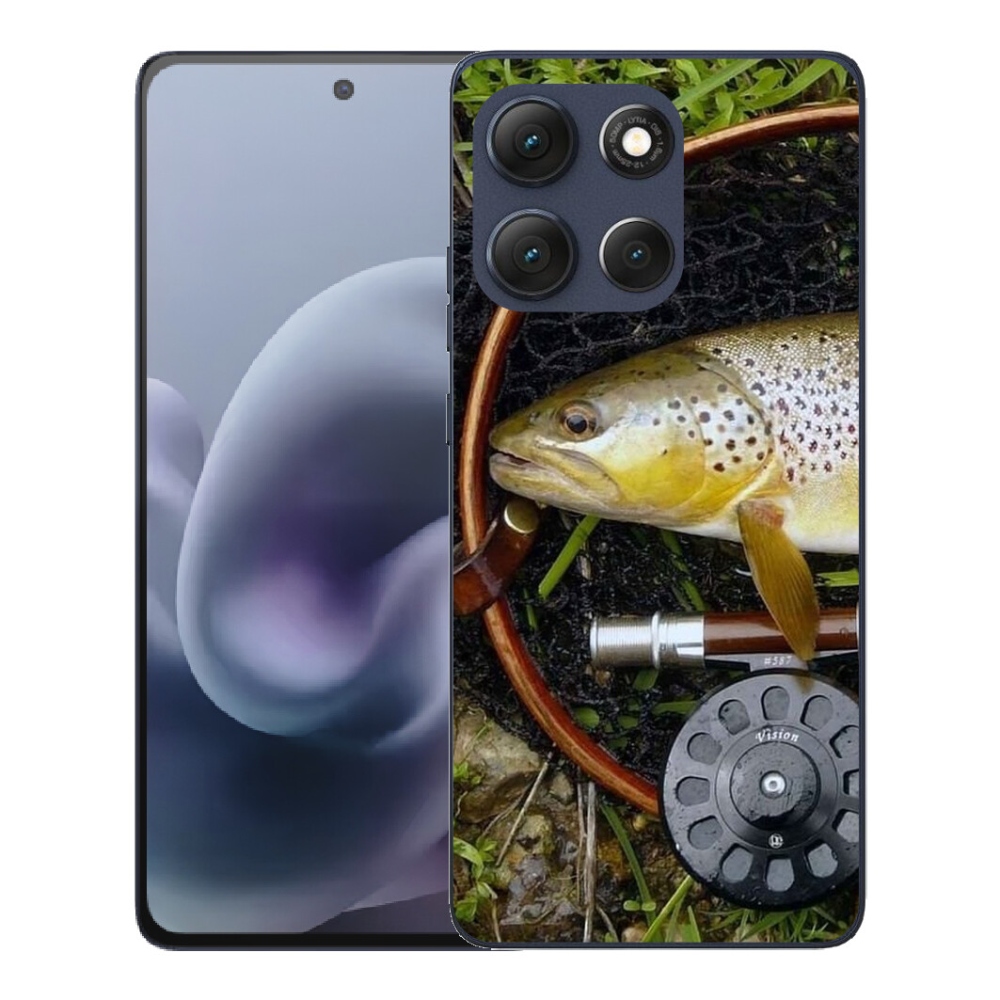 Gélový obal mmCase pre Motorola Moto G86 5G – pstruh 2