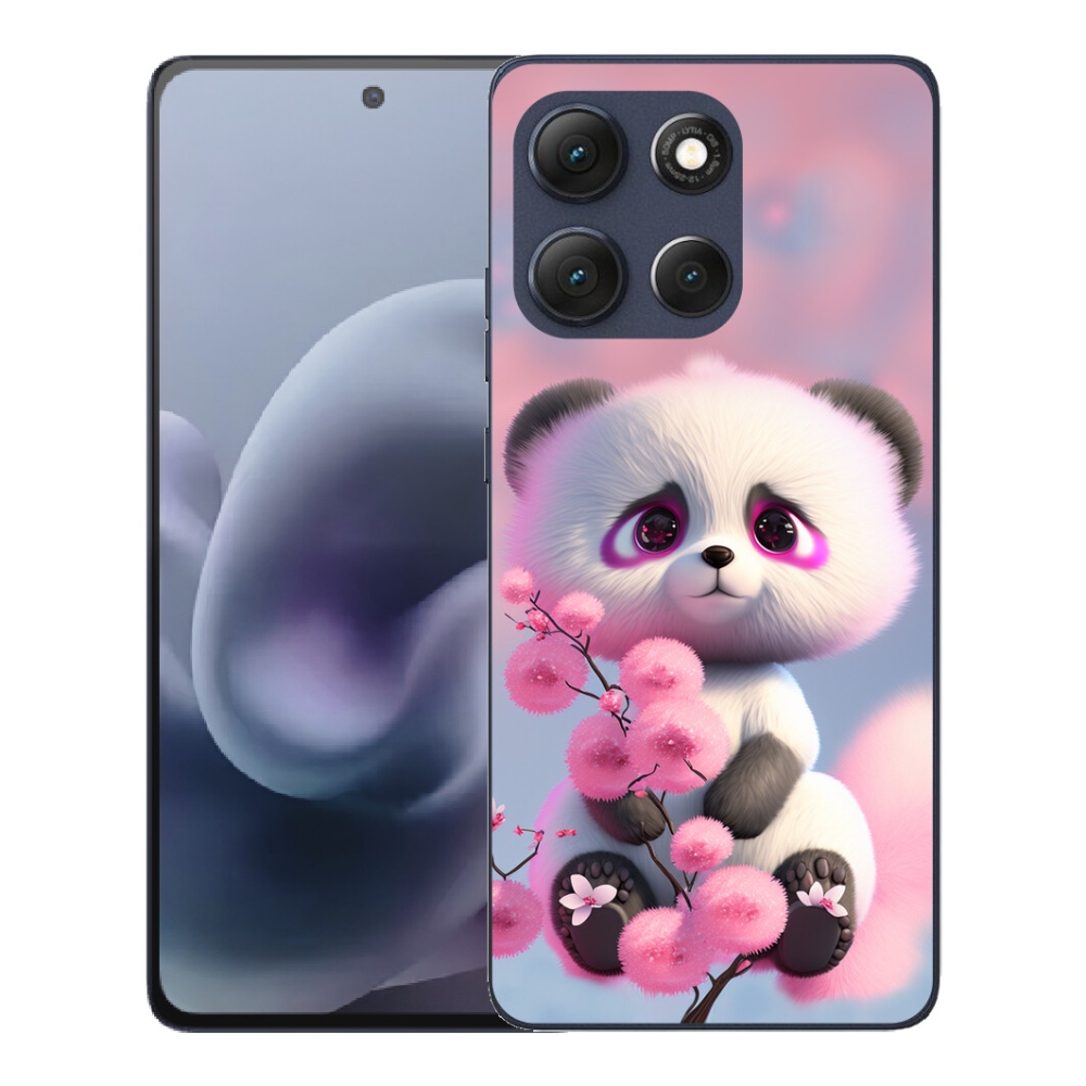 Gélový obal mmCase pre Motorola Moto G86 5G – roztomilá panda 1