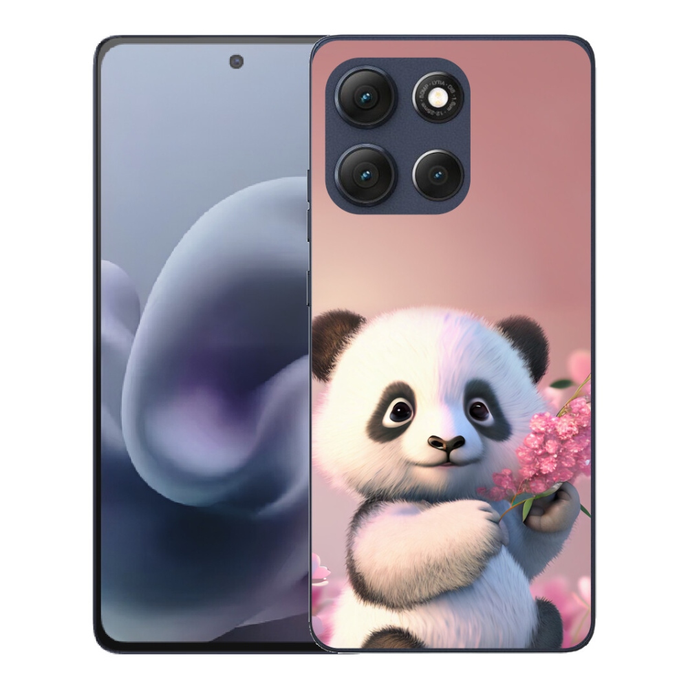 Gélový obal mmCase na Motorola Moto G86 5G – roztomilá panda