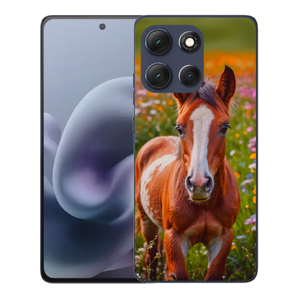 Gélové puzdro mmCase pre Motorola Moto G86 5G – roztomilé žriebä