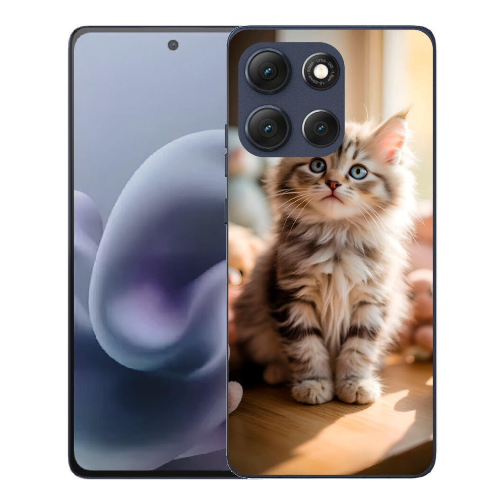 Gélový obal mmCase pre Motorola Moto G86 5G – roztomilé mačiatko 10