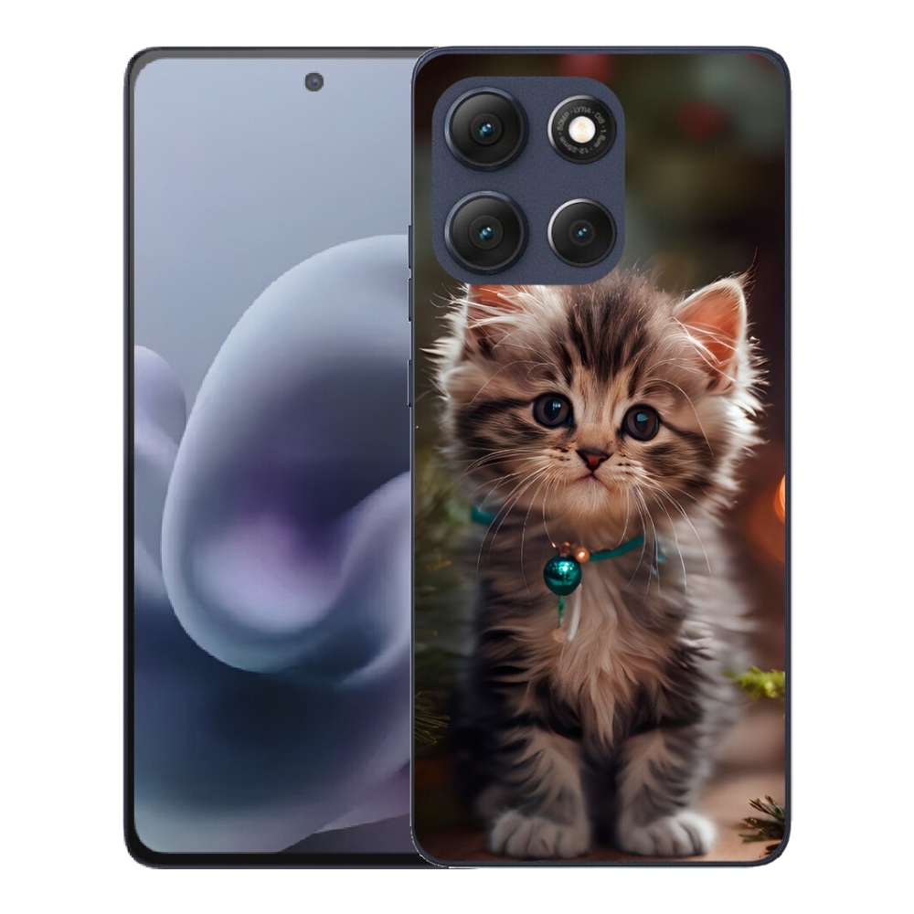 Gélový obal mmCase pre Motorola Moto G86 5G – roztomilé mačiatko 11