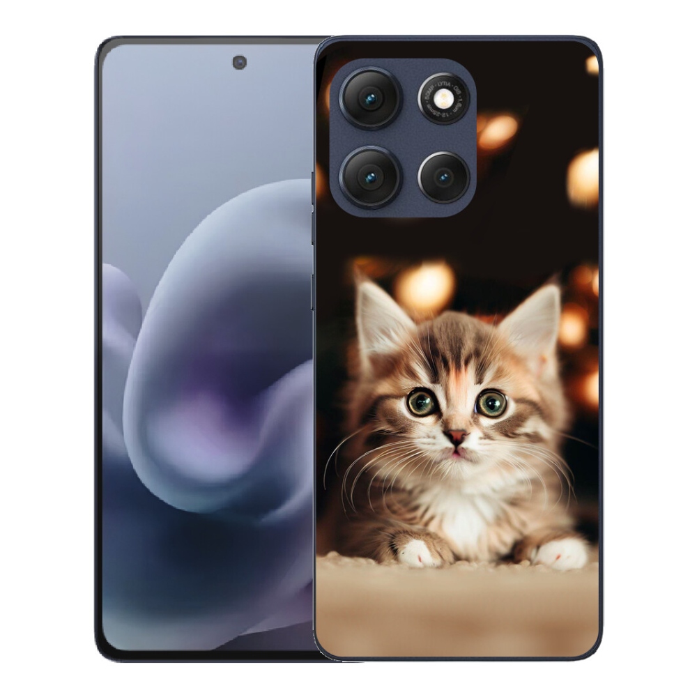 Gélový obal mmCase pre Motorola Moto G86 5G – roztomilé mačiatko 2